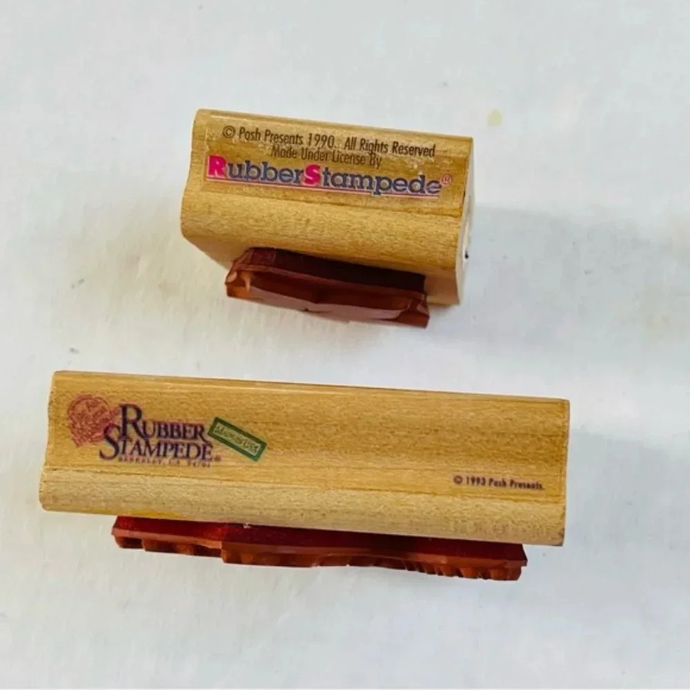 Floral Garden Rubber Stamp Wooden Mounted Scrapbooking Art Crafts‎ Stamping